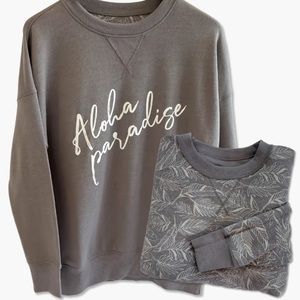 NWOT JaxSea The Aloha Reversible Pullover